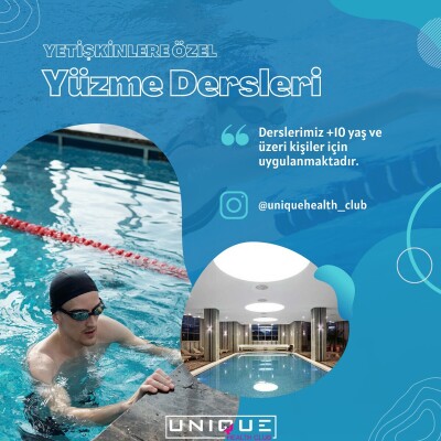 Unique Health Club, Gönen Hotel'de Yüzme Eğitimi & Islak Alan Kullanım