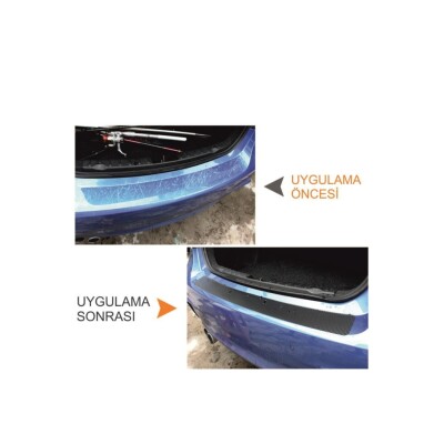 Nissan Qashqai Için Karbon Bagaj Ve Kapı Eşiği Sticker Seti