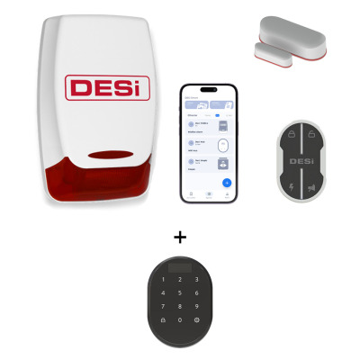Desi Midline Smart Akıllı Alarm Sistemi + Keypad Wifi-Bluetooth