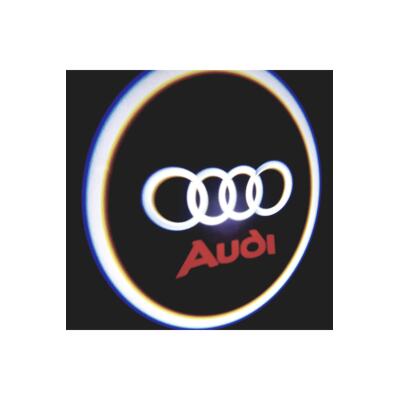 Audi Araçlar İçin Pilli Yapıştırmalı Kapı Altı Led Logo