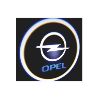 Opel Araçlar Için Uyumlu Pilli Yapıştırmalı Kapı Altı Led Logo