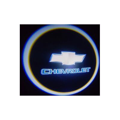 Chevrolet Araçlar Için Pilli Yapıştırmalı Kapı Altı Led Logo