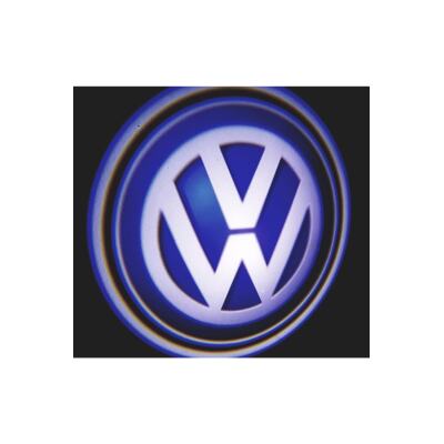 Volkswagen Araçlar Için Pilli Yapıştırmalı Kapı Altı Led Logo