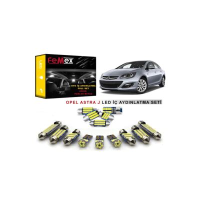 Opel Astra J Led Iç Aydınlatma Ampul Seti Parlak Beyaz