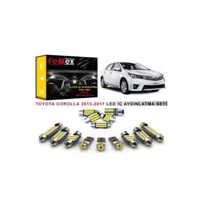 Toyota Corolla 2013-2017 Led Iç Aydınlatma Ampul Seti Parlak Beyaz
