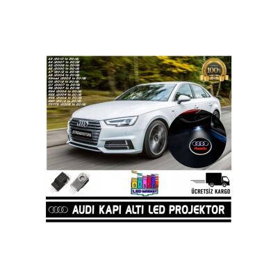 Audi Araçlar Için Orijinal Geçmeli Soketli Kapı Altı Led Logo