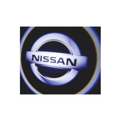 Nissan Araçlar Için Pilli Yapıştırmalı Kapı Altı Led Logo
