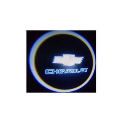 Mesafe Sensörlü Pilli Yapıştırmalı Kapı Altı Led Logo Tüm Markalr Chevrolet
