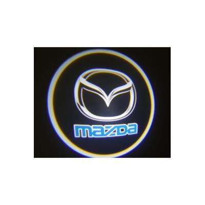 Mazda Araçlar Için Pilli Yapıştırmalı Kapı Altı Led Logo