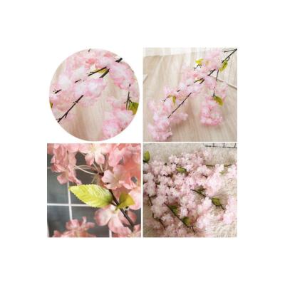 Yapay Çiçek Bahar Dalı Japon Kiraz Çiçeği 90 Cm Açık Pembe