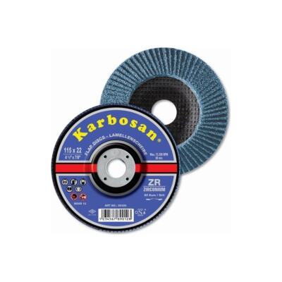 Karbosan Flap Disk Zirkonyum 115X22 Mm 1 Adet