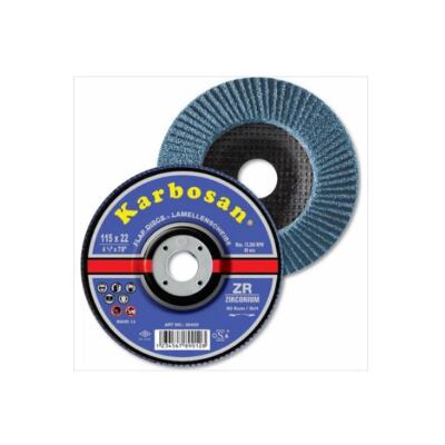 Karbosan Flap Disk Zirkonyum 115X22Mm 10 Adet