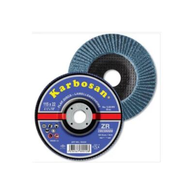 Flap Disk Zirkonyum 115X22 Mm 60 Kum 10 Adet