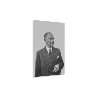 Atatürk Model 1 Cam Tablo Duvar Dekoru