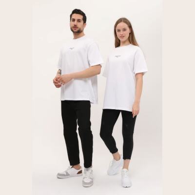 Sevgili Çift Kombinleri Kabartma Baskı Detaylı 2 Li Ürün T-Shirt