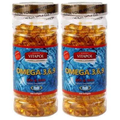 Vitapol Omega 3-6-9 Balık Yağı 2X200 Softgel