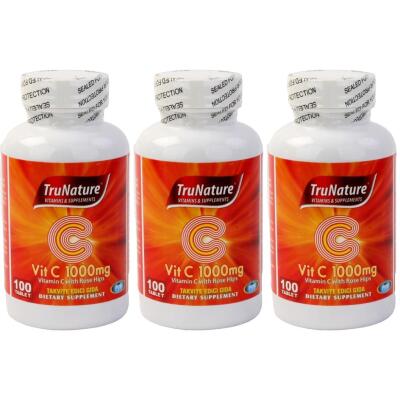 Trunature C Vitamini 1000 Mg Kuşburnu Ekstresi 3X100 Tablet