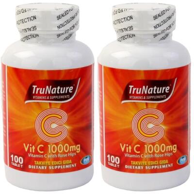 Trunature C Vitamini 1000 Mg Kuşburnu Ekstresi 2X100 Tablet