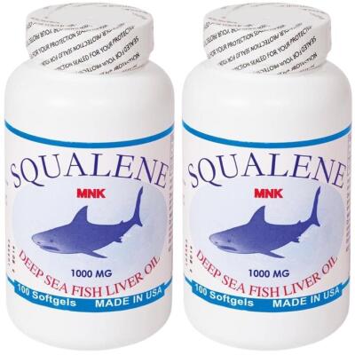 Mnk Squalene 1000 Mg 2X100 Softgel Köpek Balığı Karaciğer Yağı