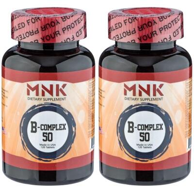 Mnk Vitamin B Complex 50 2X120 Tablet B Vitamini Kompleks