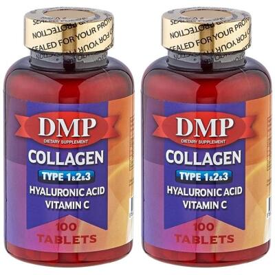 Dmp Collagen Type 1-2-3 2X100 Tablet Hyaluronic Acid Vitamin C