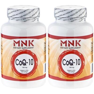 Mnk Coenzyme Q-10 100 Mg 2X120 Softgel Koenzim