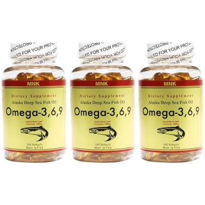 Mnk Omega 3-6-9 1000 Mg Balık Yağı 3X100 Softgel