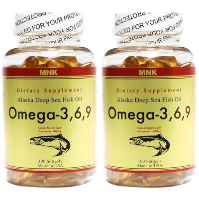 Mnk Omega 3-6-9 1000 Mg Balık Yağı 2X100 Softgel