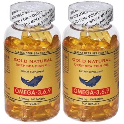 Gold Natural Omega 3-6-9 Balık Yağı 1000 Mg 2X200 Softgel