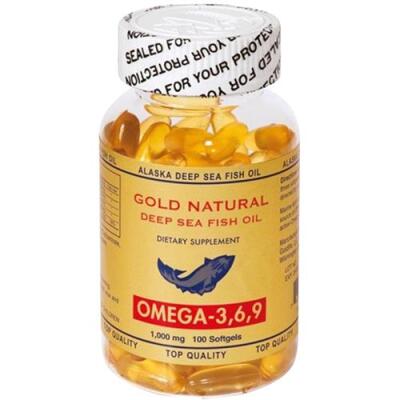 Gold Natural Balık Yağı Omega 3-6-9 1000 Mg 100 Softgel