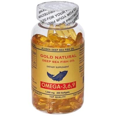 Gold Natural Omega 3-6-9 Balık Yağı 1000 Mg 200 Softgel