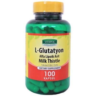 Vitapol L-Glutatyon 500 Mg 100 Kapsül Deve Dikeni Enginar Alfa Lipoik Asit