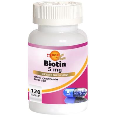Force Nutrition Biotin 120 Tablet Mg 5