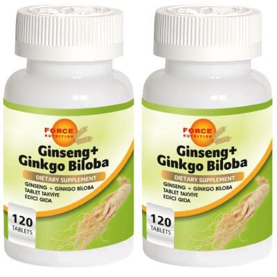 Force Nutrition Sibirya Ginsengi Ginkgo Biloba 2X120 Tablet