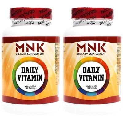 Mnk Günlük Vitamin Mineral 2X100 Tablet Daily Multivitamin