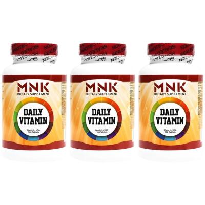 Mnk Günlük Vitamin Mineral 3X100 Tablet Daily Multivitamin