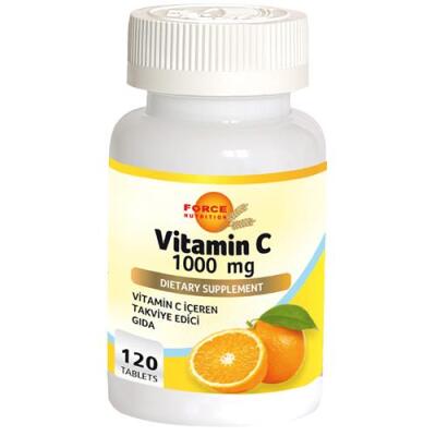 Force Nutrition Vitamin C Vitamini 1000 Mg 120 Tablet