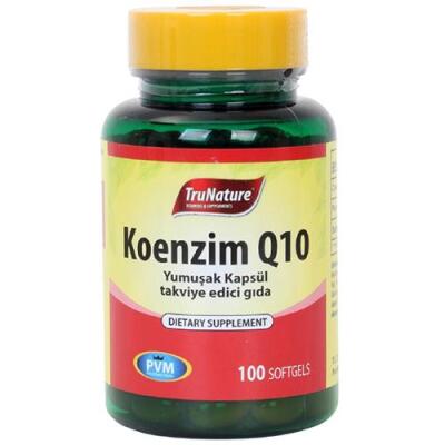 Trunature Koenzim Q10 100 Softgel Coenzyme Royal Jelly Omega 3