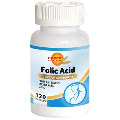 Force Nutrition Folic Acid 400 Mcg 120 Tablet Folik Asit