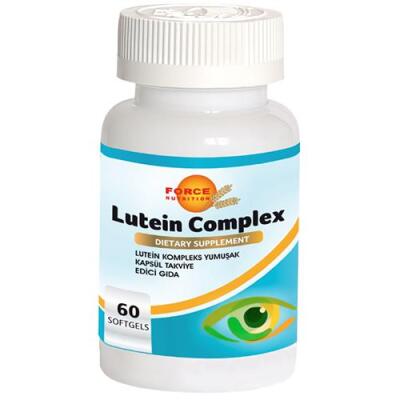 Force Nutrition Lutein Complex 60 Yumuşak Kapsül Zeaksantin Vitamin A-C-E