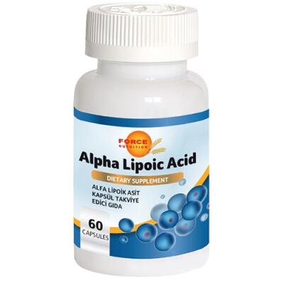 Force Nutrition Alpha Lipoic Acid 60 Kapsül Alfa Lipoik Asit