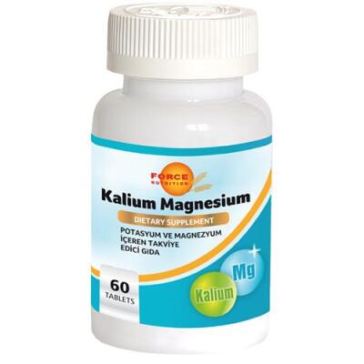 Force Nutrition Potasyum Magnezyum 60 Tablet Kalium Magnesium