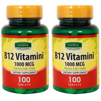 Vitapol B12 Vitamini 1000 Mcg 2X100 Tablet