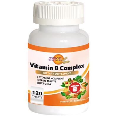 Meka Nutrition Vitamin B Complex 120 Tablet B Vitamini Kompleksi