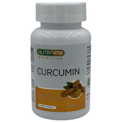 Nutrivita Nutrition Curcumin 60 Kapsül Zerdeçal Ekstresi Kurkumin Piperin