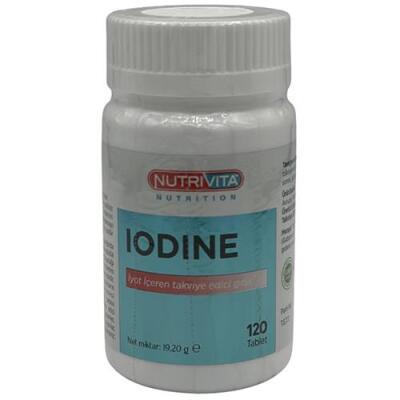 Nutrivita Nutrition Iodine 150 Μg İyot 120 Tablet