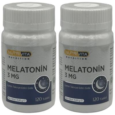 Nutrivita Nutrition Melatonin 3 Mg 2X120 Tablet