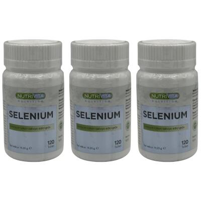 Nutrivita Nutrition Selenium 200 Mcg Selenyum 3X120 Tablet