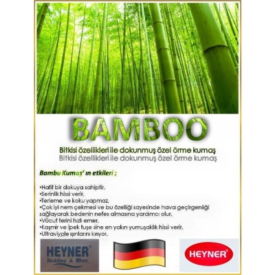 Onlıne-Yatak Heyner Bamboo Tek Kişilik Yatak 120*200 Ortopedik Yaylı Yatak