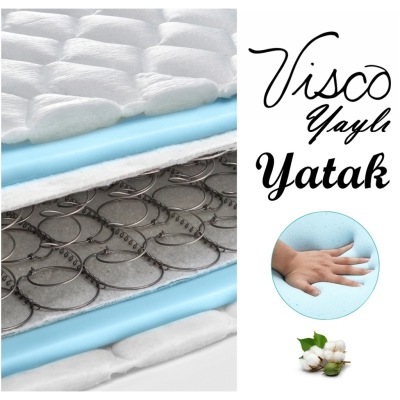 Onlıne-Yatak Heyner Visco Yaylı Yatak 70X120 Cm Ortopedik Visco Yaylı Yatak